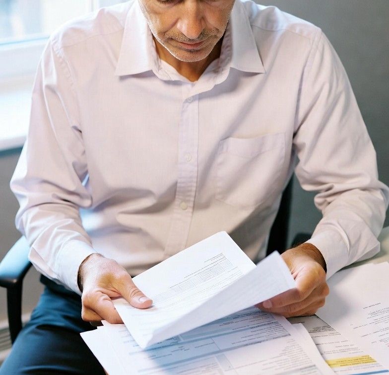 reviewing retirement documents